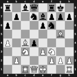 1961 Dortmund – Round 1 – Udovic, Andraz – 1/2-1/2 – Trifunovic, Petar – G10
