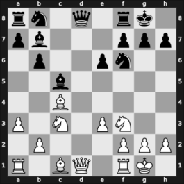 1961 Dortmund – Round 1 – Taimanov, Mark E – 1/2-1/2 – Bilek, Istvan – G15