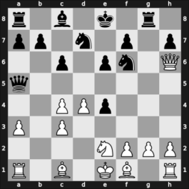 1961 EU Team Ch – Round 6 – Bagirov, Vladimir – 1-0 – Aballanet Beltran, Eloi – G5