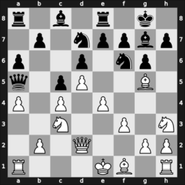 1961 EU Team Ch – Round 6 – Franco Atehortua, Xiomara Andrea – 1/2-1/2 – Geller, Efim P – G6