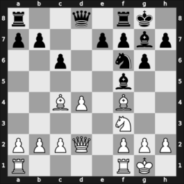 1961 FRG Ch – Round 4 – Unzicker, Wolfgang – 1/2-1/2 – Pfleger, Helmut, Dr. – G6