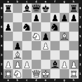 1961 FRG Ch – Round 9 – Kestler, Hans-Guenther – 1/2-1/2 – Joppen, Egon – G11