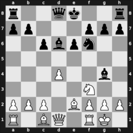 1961 FRG Ch – Round 13 – Pesch, Hans – 1/2-1/2 – Pfleger, Helmut, Dr. – G16