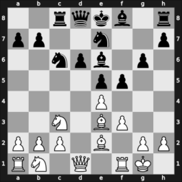 1961 FRG Ch – Round 15 – Pesch, Hans – 1/2-1/2 – Clemens, Christian, Dr. – G18