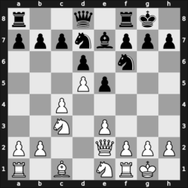 1961 Bad Pyrmont (FRG Ch) – Round 12 – Eising, Johannes – 1/2-1/2 – Kestler, Hans-Guenther – G30