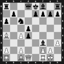 1961 FRG Ch 06th – Round 13 – Kohl, Andreas – 1-0 – Mohrlok, Dieter – G32