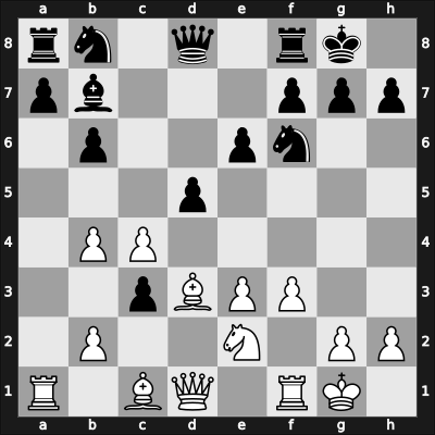 1961 FRG Ch Bad Prymont – Round 8 – Pfeiffer, Gerhard – 1-0 – Weise, Dieter – G16