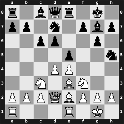 1961 FRG Ch Bad Prymont – Round 14 – Darga, Klaus – 1/2-1/2 – Weise, Dieter – G32