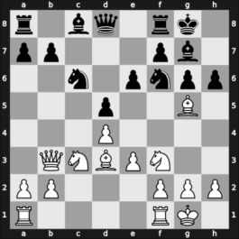 1961 GBR Ch 48th – Round 9.7 – Cafferty, Bernard – 1/2-1/2 – Golombek, Harry – G73