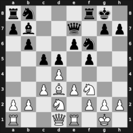 1961 Graz 1st – Round 3 – Robatsch, Karl – 1/2-1/2 – Dueckstein, Andreas – G5