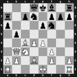 1961 Graz 1st – Round 4 – Vodep, Otto – 1/2-1/2 – Rellstab, Ludwig – G8