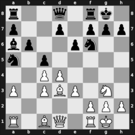 1961 Graz 1st – Round 5 – Robatsch, Karl – 0-1 – Pachman, Ludek – G12