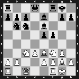 1961 Graz 1st – Round 7 – Rabar, Braslav – 1/2-1/2 – Rellstab, Ludwig – G18