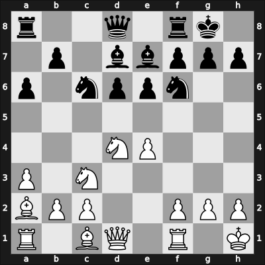 1961 Graz 1st – Round 11 – Darga, Klaus – 1/2-1/2 – Marthaler, Otto – G33