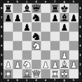 1961 Hastings6162 – Round 4 – Botvinnik, Mikhail – 1-0 – Aaron, Manuel – G17