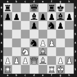 1961 Hastings6162 – Round 5 – Penrose, Justin – 1/2-1/2 – Littlewood, John E – G20