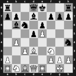 1961 Hastings6162 – Round 5 – Barden, Leonard – 0-1 – Botvinnik, Mikhail – G22