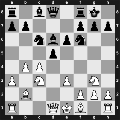 1961 Hastings6162 – Round 6 – Wade, Robert G – 1/2-1/2 – Bisguier, Arthur B – G23