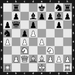 1961 Hoogovens – Round 1 – Gruenfeld, Ernst – 1/2-1/2 – Barendregt, Johan – G9