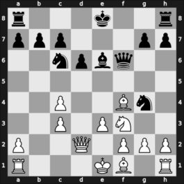 1961 Hoogovens – Round 1 – Van Scheltinga, Theo – 1-0 – Larsen, Benjamin Holsko – G12