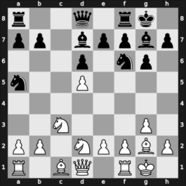 1961 Hoogovens – Round 1 – Van Scheltinga, Theo – 0-1 – Uhlmann, Wolfgang – G16