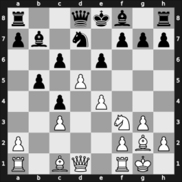 1961 IBM – Round 1 – Wade, Robert G – 1/2-1/2 – Crabbendam, Hans – G2