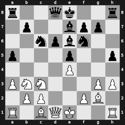 1961 IBM – Round 1 – Enevoldsen, Jens – 1/2-1/2 – Wade, Robert G – G8