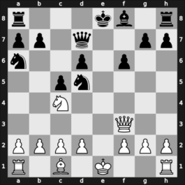 1961 IBM – Round 2 – Bernstein, Olivia – 1/2-1/2 – Crabbendam, Hans – G11