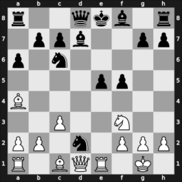 1961 IBM – Round 6 – Van den Berg, Cees – 1/2-1/2 – Wolthuis, Willem – G30