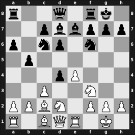 1961 Amsterdam (IBM) – Round 7 – Johner, Hans – 0-1 – Enevoldsen, Jens – G35