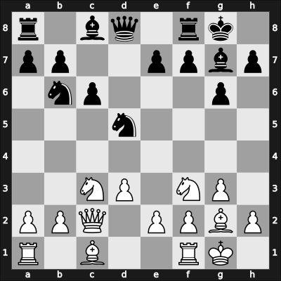 1961 IBM – Round 8 – Enevoldsen, Jens – 1/2-1/2 – Crabbendam, Hans – G40