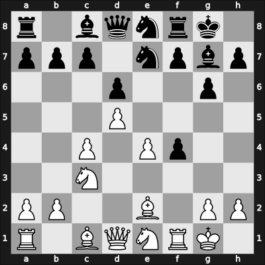 1961 Ilford Premier 12th – Round 5 – Mardle, Denis – 1/2-1/2 – Littlewood, John E – G11