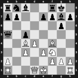 1961 Katowice ch18-POL – Round 1 – Balcerowski, Witold – 1/2-1/2 – Witkowski, Stanislaw – G12