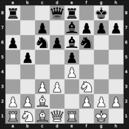 1961 Katowice ch18-POL – Round 14 – Kostro, Jerzy – 0-1 – Grabczewski, Romuald – G82