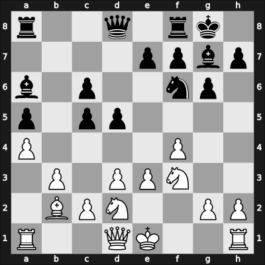1961 Kiel – Round 6 – Brinckmann, Alfred – 1/2-1/2 – Skold, Kristian – G16