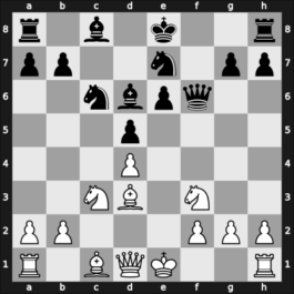 1961 Leicestershire Centenary – Round 4 – Sanderson, P D – 1/2-1/2 – Wallis, Philip N – G9
