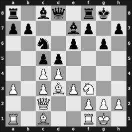 1961 Mar del Plata – Round 1 – Najdorf, Miguel – 1-0 – Goldenberg, Edgardo – G10