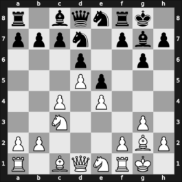 1961 Mar del Plata – Round 1 – Bielicki, Carlos – 1/2-1/2 – Perez Perez, Francisco Jose – G13
