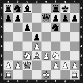 1961 Mar del Plata – Round 5 – Najdorf, Miguel – 1-0 – Letelier Martner, Rene – G48
