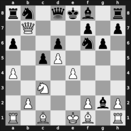 1961 Mar del Plata – Round 9 – Najdorf, Miguel – 1-0 – Caballero Camara, Ricardo – G80