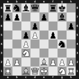 1961 Mar del Plata – Round 15 – Bielicki, Carlos – 1/2-1/2 – Caballero Camara, Ricardo – G126
