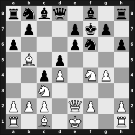 1961 Mar del Plata KIM – Round 1 – Dominguez, Cristobal – 0-1 – Bielicki, Carlos – G10