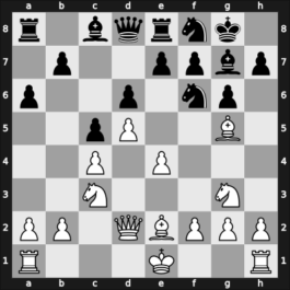 1961 Marianske Lazne zt – Round 7 – Olafsson, Fridrik – 1/2-1/2 – Niemela, Ilmari Aarne – G43