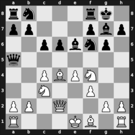 1961 Marianske Lazne zt – Round 7 – Szabo, Laszlo – 1/2-1/2 – Ljungquist, Lennart – G46