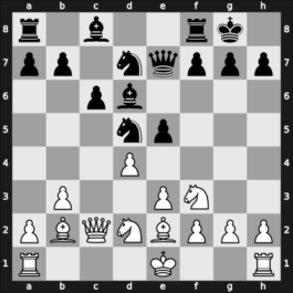 1961 Marianske Lazne zt – Round 5 – Blom, Kaj – 1/2-1/2 – Ciric, Dragoljub M – G3