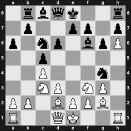 1961 Maroczy Memorial – Round 1 – Haag, Ervin – 1/2-1/2 – Taimanov, Mark E – G6