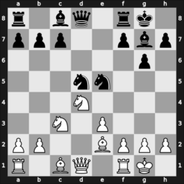 1961 Maroczy Memorial – Round 1 – Taimanov, Mark E – 1/2-1/2 – Uhlmann, Wolfgang – G7