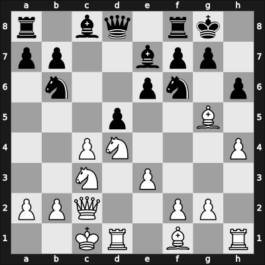 1961 Maroczy Memorial – Round 1 – Portisch, Lajos – 1/2-1/2 – Barcza, Gedeon – G19
