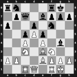 1961 Maroczy Memorial – Round 1 – Kluger, Gyula – 1/2-1/2 – Bilek, Istvan – G40