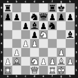1961 Maroczy Memorial Budapest HUN – Round 1 – Haag, Ervin – 0-1 – Donner, Jan-Hein – G5